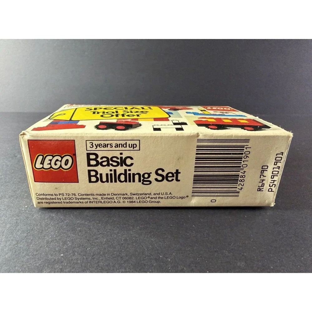 Lego Basic Set 1901 Special Trial Size Promo Toys R Us 1984 - New, Open Box
